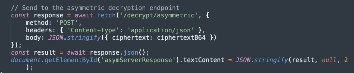 Figure 10 - Sending Encrypted Message Fig10 Kirk Web Crypto