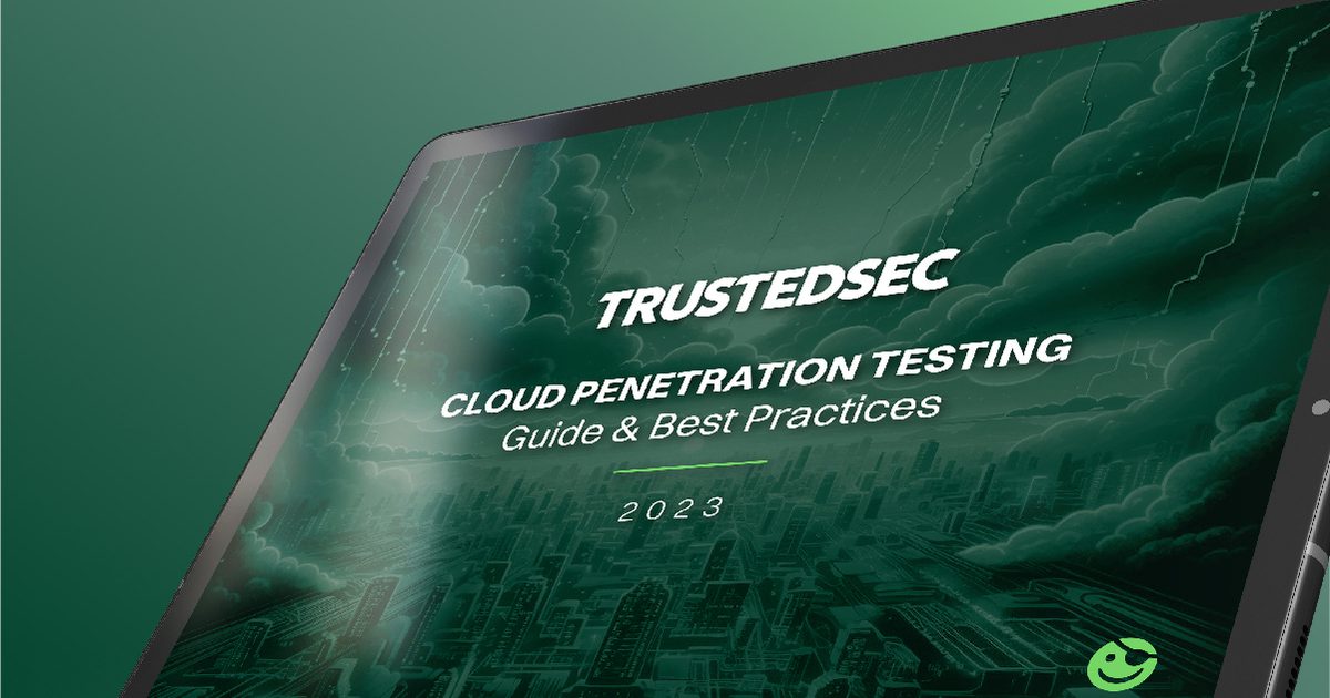 Trustedsec Sticker TrustedSec | Best Practices for Preparing for Your Cloud Penetration…